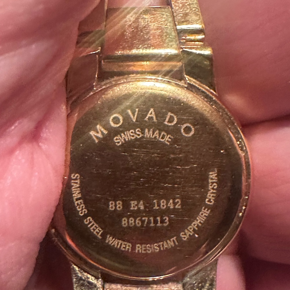 Movado Amorosa Women’s Gold Tone Watch - Picture 6 of 10